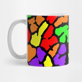 Rainbow Giraffe Print Mug